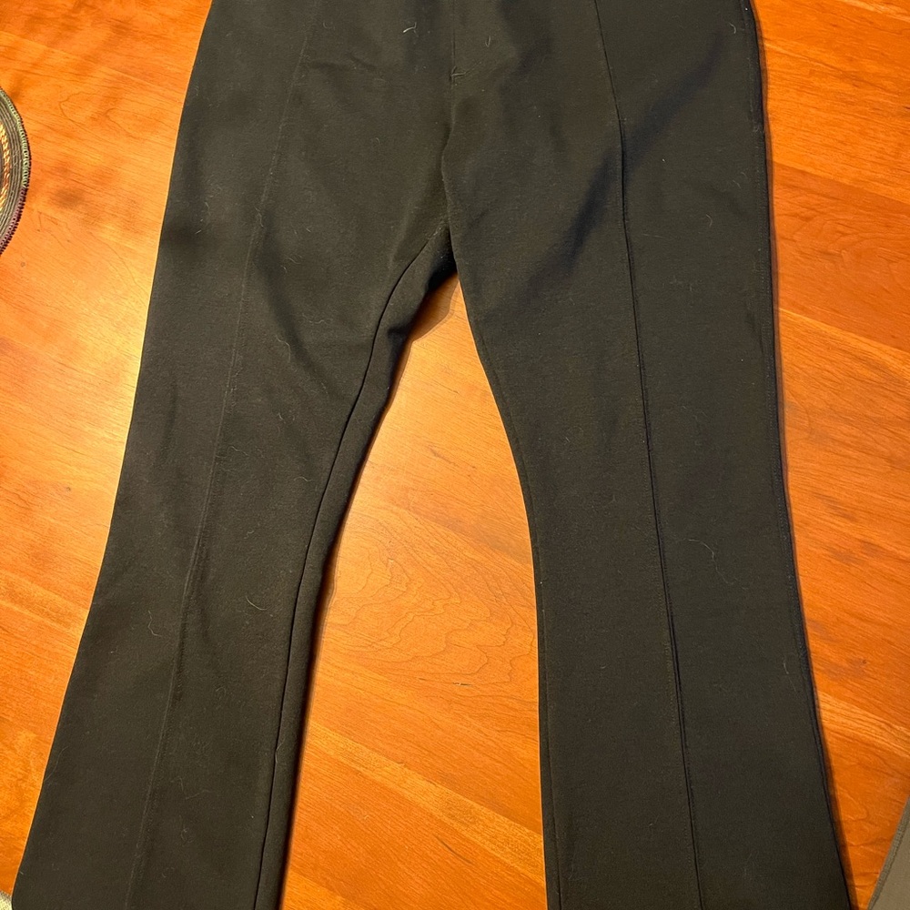 Womens American Giant Black kick flare trouser